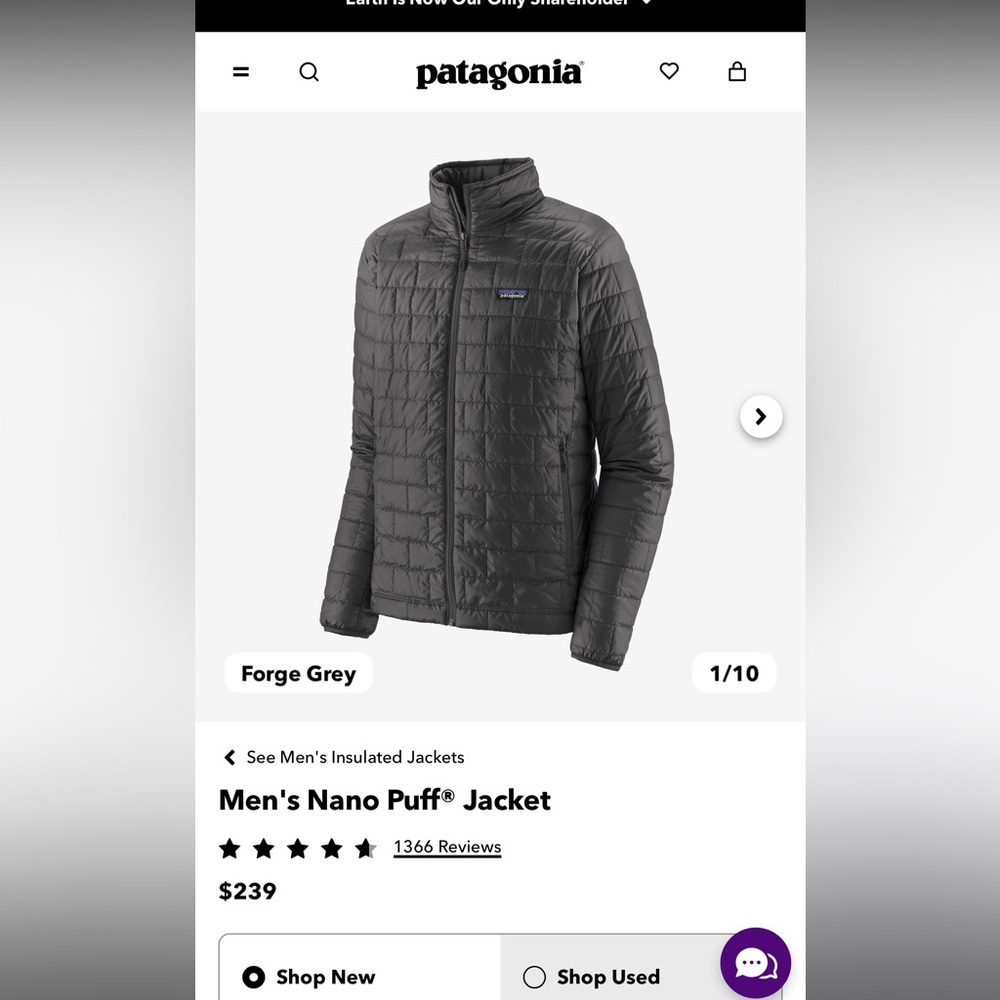Patagonia Nano Puff Jackets - Men’s